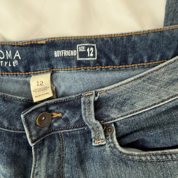 sonoma boyfriend jeans  size 12   details: -perfect condition - Picture 5 of 6